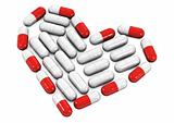 3d conceptual image of pills