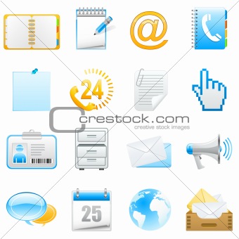 office and communication icons