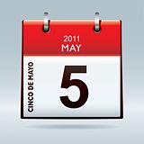 Cinco De Mayo calendar icon