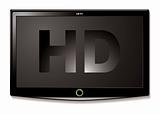 LCD TV HD black