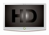 LCD TV HD white