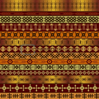 Background with African ethnic motifs