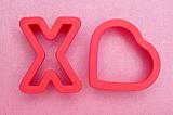 Hugs and Kisses Cookie Cutters