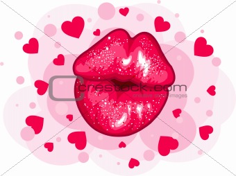Love kiss design
