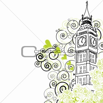 Big Ben Poster, Cover or Greeting card