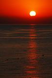 Sunrise over Mediterranean sea