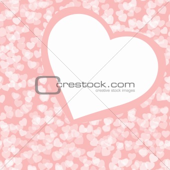 Romantic valentine background template. EPS 8