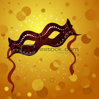 holiday background with theater mask