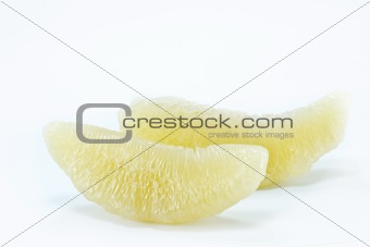 pomelo citrus isolated on white