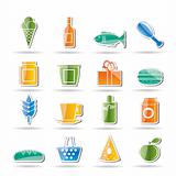 Shop and Foods Icons