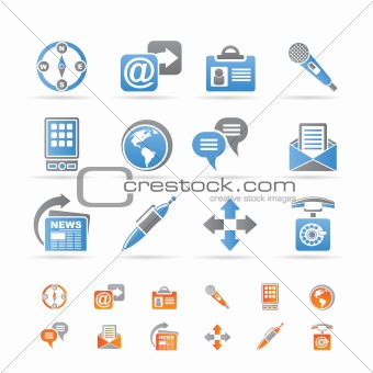 Business, office and internet icons