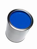 Blue Paint can