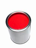 Red Paint can