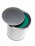 Green Paint can