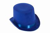 Blue chapeau claque
