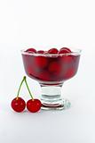 Sweet cherry compote