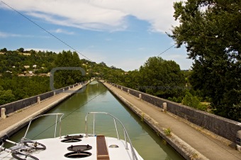Pleasure boating along the canals