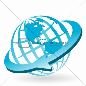 blue globe