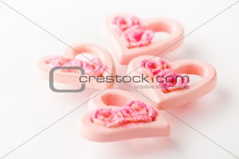 Pink Valentine hearts