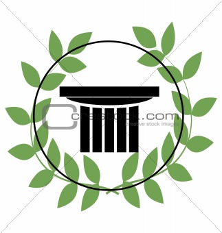 icon with greek symbols