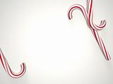 Candy cane wallpaper with copyspace