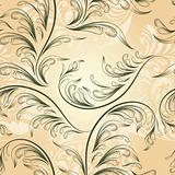vector seamless vintage  floral background,