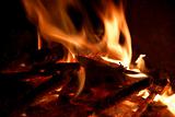 Flaring bonfire
