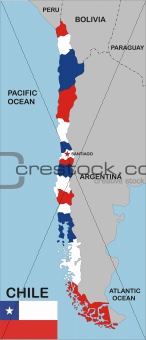 chile map