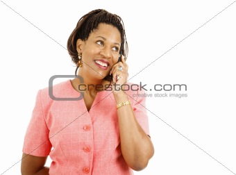 Businesswoman on Cellphone