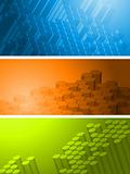 Technical vector banners collection