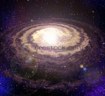 Image 3446425: Spiral Vortex Galaxy In Space From Crestock Stock Photos