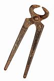 old rusty pincers