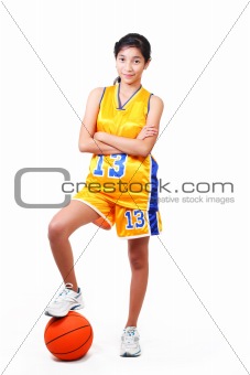 beautiful basketball player