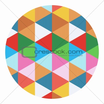 colored geometric circle