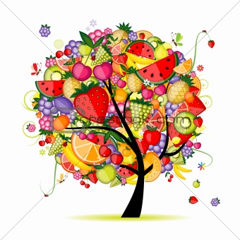 Energy fruit tree for your design