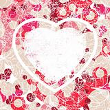 Beautiful greeting valentine day heart. EPS 8