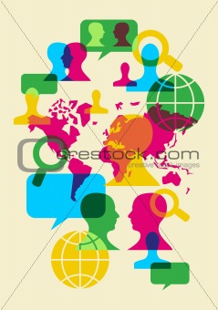 social network communication symbols