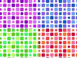 seamless pattern composed of square blocks in different colors