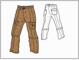 Trousers fashion drawing