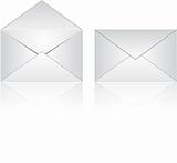 Illustration of Envelopes - Open and Closed