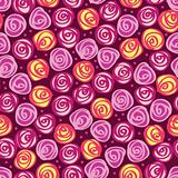 seamless floral background with roses 