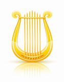greek golden lyre
