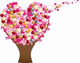 Love heart tree