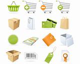 Shopping and retail icons