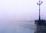 Misty embankment
