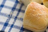 Homemade bread buns