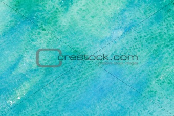 Watercolor deep blue sea