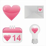 st. valentine's day icons