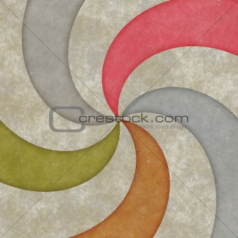 colored abstract segments