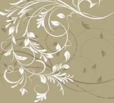 floral creative decorative abstract background